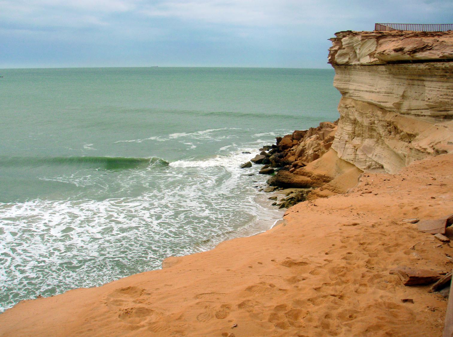 Project location, the desert joins the Atlantic Ocean