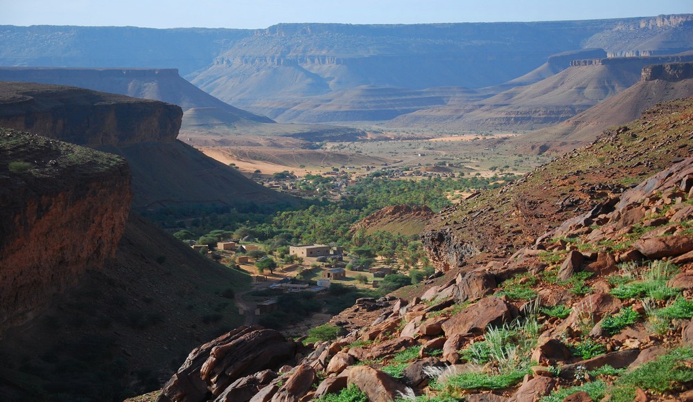 dramatic landscape of Mauritania