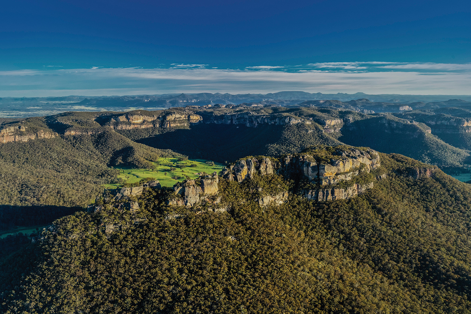 the Blue Mountains in NSW, location of the Emirates One and Only Wolgan Valley Eco Resort